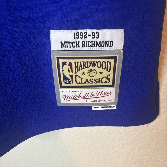 NWT Mitch Richmond Sacramento Kings 92-93 Mitchell & Ness Swingman Jersey Men 4X - Picture 9 of 16